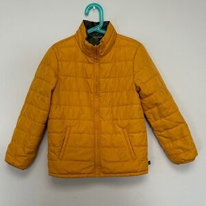 GAP Kids Quilted Reversible Puffer Jacket - Mustard